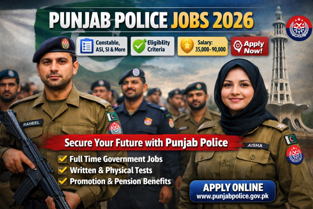 Apply for Punjab Police jobs 2026 with full eligibility, salary, and process explained. Clear, verified steps to apply without confusion.