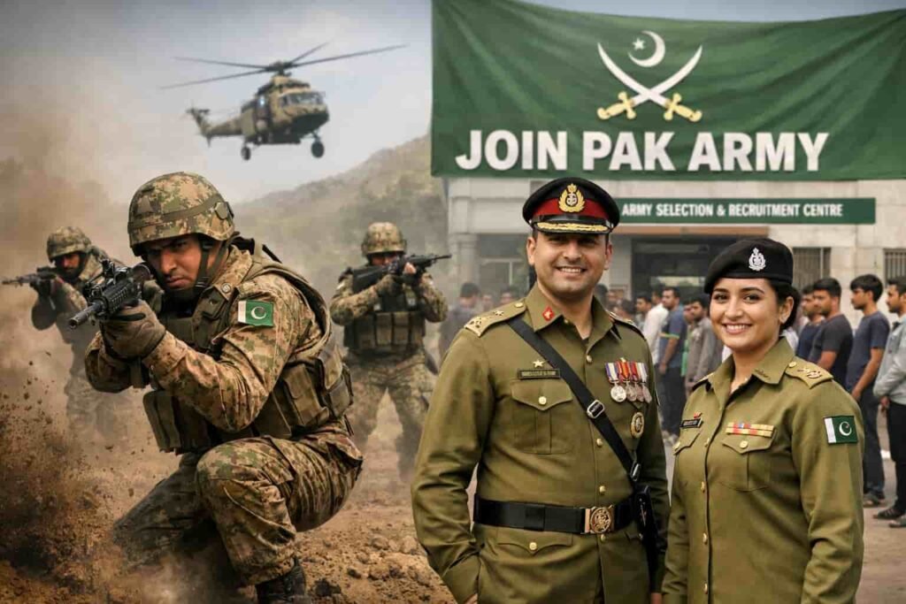 Join Pak Army with clear eligibility, salary & apply steps. Verified 2026 guide to help you apply confidently without confusion