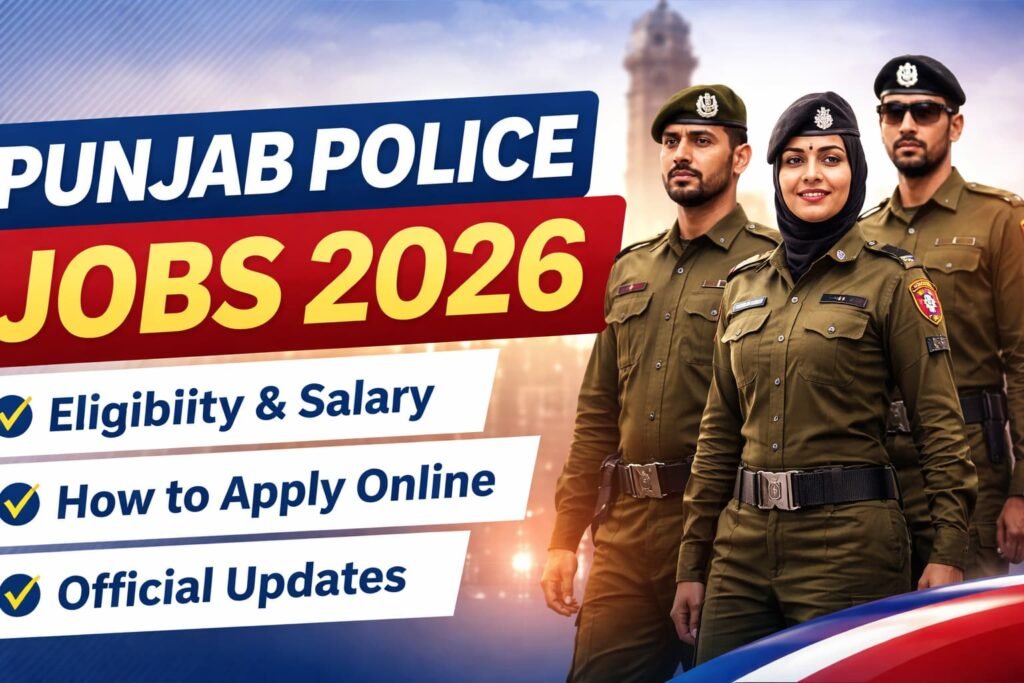 Punjab Police Jobs 2026 update with eligibility, salary package, and official apply steps. Clear guide to help candidates apply correctly without confusion.