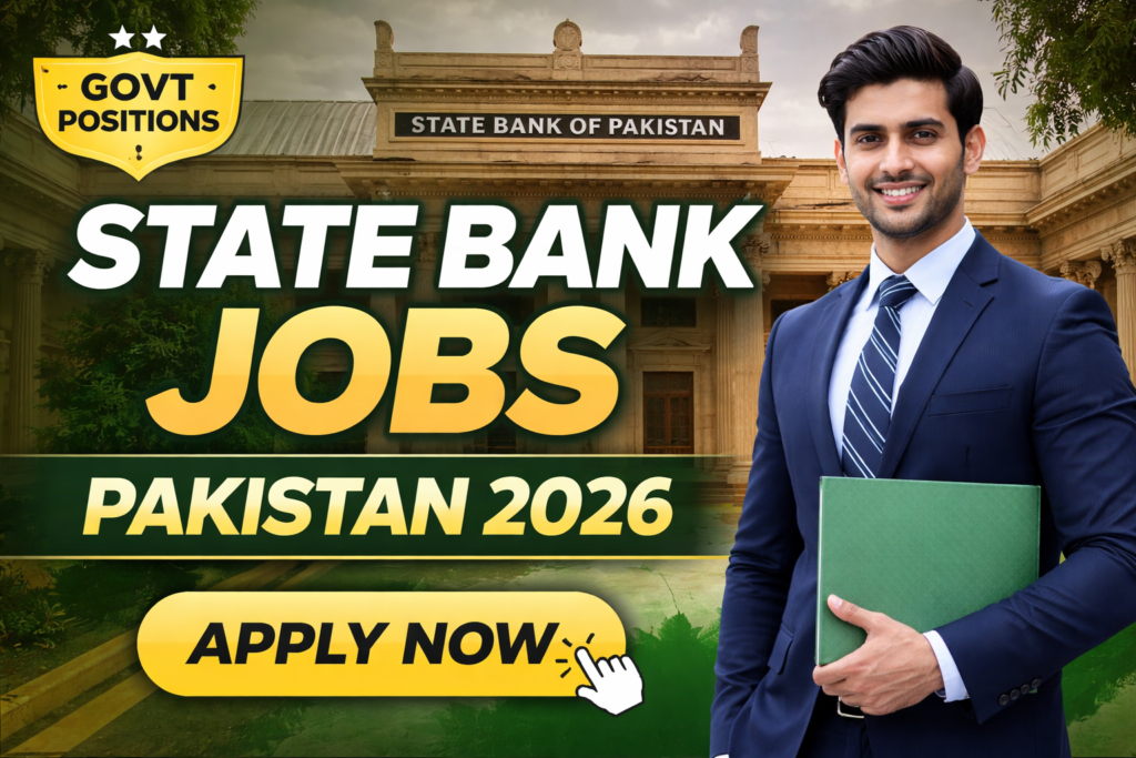 Get clear details on State Bank jobs Pakistan 2026. Check eligibility, salary, and apply online with confidence using this trusted guide.